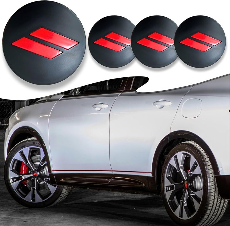 BINQIGOO 4pcs 63mm 2.5 inches Slash Wheel Center Cap Covers Fit for Dodge Charger Durango Dart 2015-2020 Jeep/Chrysler - Image 1